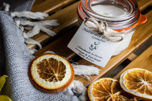 Sweet orange and patchouli body butter