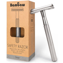 Load image into Gallery viewer, Bambaw metal safety razor